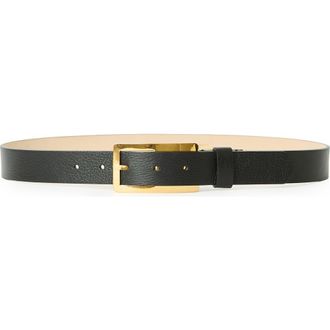 B-Low The Belt Charlie Leather Belt in Black Gold at Nordstrom Rack, Size X-Large
