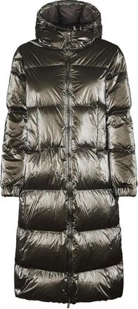 K-Way Short Puffer Jacket - Dames - Parka Jassen - Groen - S - Polyester - Jassen