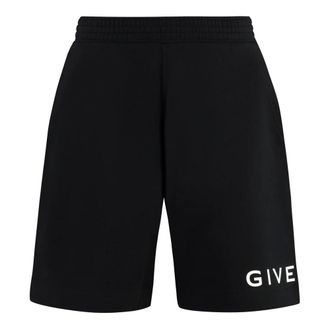 Givenchy Casual Shorts, male, Black, Size: 2XL Archetype Bermuda Shorts in Fleece
