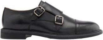 AM Shoe Company leren gespschoenen zwart