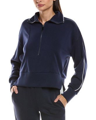 Ariella Ariella Scuba 1/2-Zip Sweater