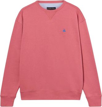 Brooks Brothers Golden Fleece Geborduurd Crewneck Sweatshirt - Heren - Sweatshirts - Roze - 2XL - Katoen - Hoodies & sweatvesten