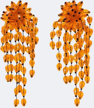 Isabel Marant Pendientes de clip Hanabi con cuentas