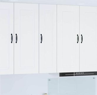 vidaXL Kitchen Cabinet Kalmar White 30 x 31 x 100 cm Engineered Wood vidaXL