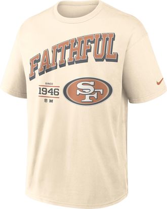 Nike San Francisco 49ers Max90 Nike Mens NFL T-Shirt in Brown | 04T615A9B-S0W