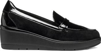 Geox Ilde leather loafers - Nero