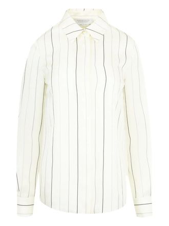 Gabriela Hearst Camicia Henri a righe - Toni neutri