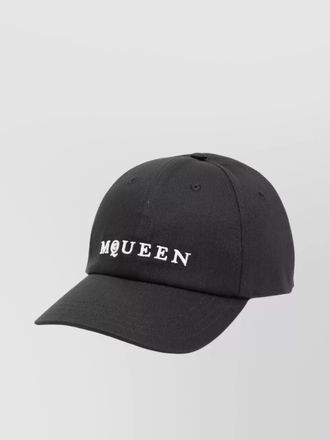 Alexander McQueen logo-embroidered baseball cap