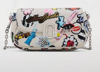 Marc Jacobs Borsa The Sticker Clover Marc Jacobs in pelle a grana stampata