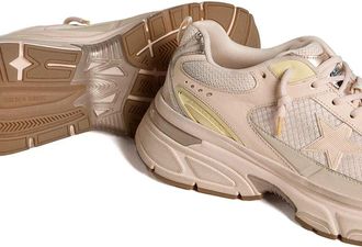 Golden Goose Lightstar Net Leather And Suede Upper Tpu Star Net Heel And Spur