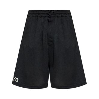 Yohji Yamamoto Training Shorts, male, Black, Size: L Mesh Shorts