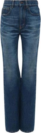 Chlo&eacute; Jeans, Dames, Blauw, W29, Katoen, Rechtepijpse Jeans met Hoge Taille