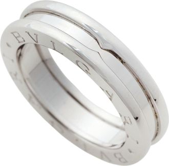 Bulgari White Gold White Gold (18K) Band Ring (Pre-Owned)