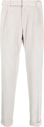 BRIGLIA 1949 corduroy straight-leg trousers - men - Cotton/Polyamide/Polyester - 47 - Neutrals