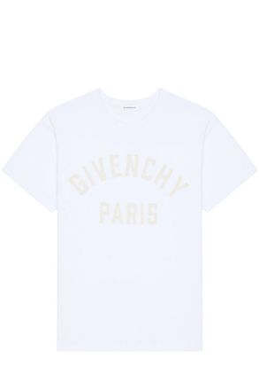 Givenchy EMBROIDERED LOGO T SHIRT Size: XL, colour: WHITE