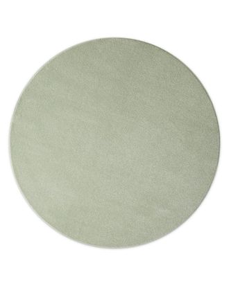 Esprit Alfombra redonda terciopelo corto verde claro 120 rd