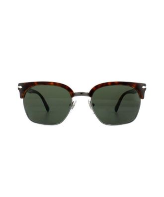 Persol Unisex Sunglasses PO3199S 24/31 Havana Green - Brown Metal - One Size