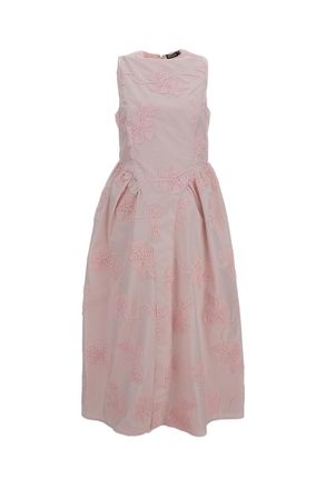 Rotate Flattering Pink Dress with Smooth Texture