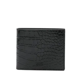 Tom Ford Crocodile-embossed Leather Wallet