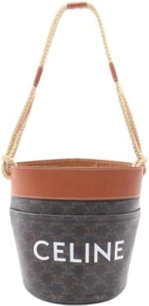 Celine Pre-owned Vintage Bucket Bag - Dames - Vintage Tas - Zwart - ONE Size - Leer - Vintage