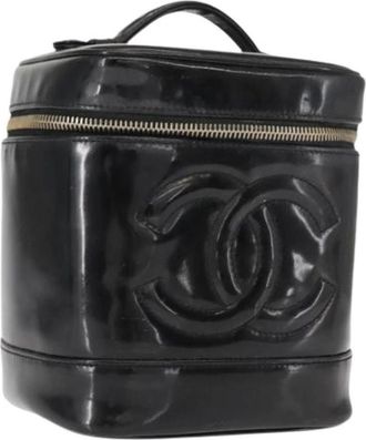 Chanel Pre-owned Handbags, female, Black, Size: ONE SIZE Pre-owned Vintage Handbag