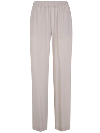 Seventy Crepe Mixed Silk Trousers