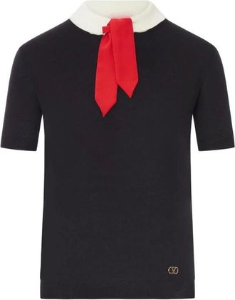 Valentino Mujer, Camisetas, Negro, Talla: S