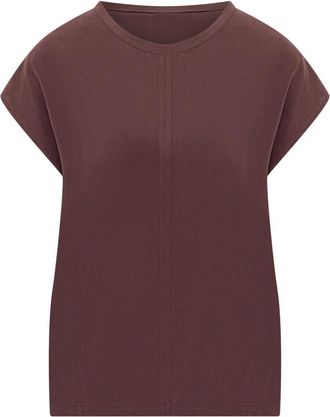Pinko Brown Round Neck T-Shirt