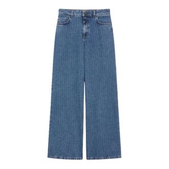 iBlues Wide Jeans, female, Blue, Size: XS Ninaice Wide-leg Jeans
