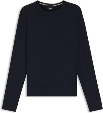 BOSS Regular-fit sweater with funnel neck in pure cashmere