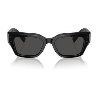 Dolce & Gabbana Sunglasses, female, Black, Size: 52 MM Cat-eye Sunglasses
