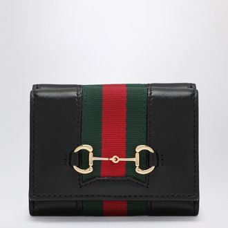 Gucci Small tri-fold Gucci Horsebit Web wallet