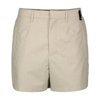 Fendi Heren, Korte broeken, Beige, Maat: M Wol