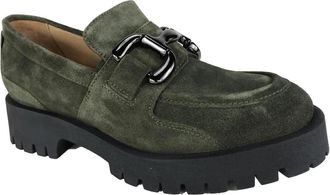 PIEDI NUD 1 Mocassin Schoenen Torrox G Breedte - Dames - Loafers - Groen - 40 EU - Schoenen