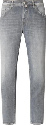 Jacob Cohen Bard 5-pocket Jeans - Heren - Slim Fit Jeans - Grijs - W31 - Denim - Jeans