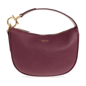 Ferragamo Top Handle - Dames - Handtassen - Rood - ONE Size - Leer - Tassen