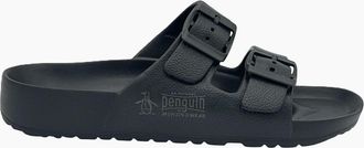 Original Penguin Mens Penguin Eden Mens Black Sandals - Size: 10