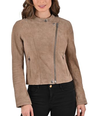 Frye Women&acute;s Biker Goat Suede Jacket