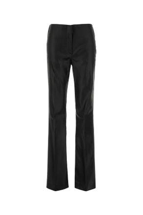 Sportmax Sportmax Black Stretch Satin Adepto1234 Pant