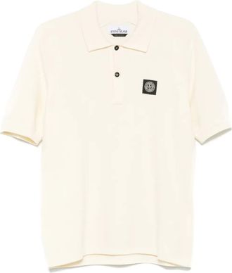 Stone Island Polo con applicazione logo - Toni neutri