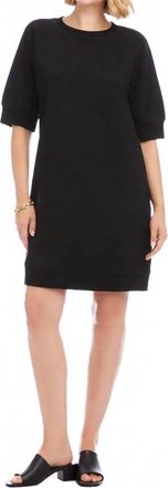 Karen Kane Raglan Sleeve Dress In Black