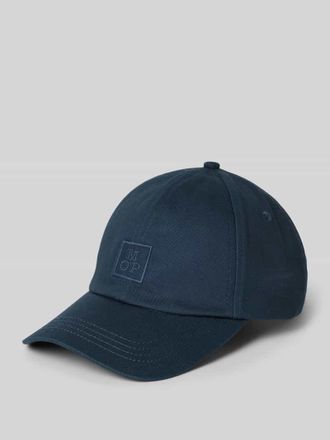 Marc O'Polo Basecap aus reiner Baumwolle mit Logo-Stitching in Marine, Gr&ouml;&szlig;e 1