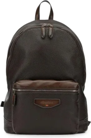 Santoni Backpack Leather New