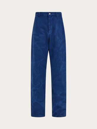 Ferragamo Men Workwear trouser Blue