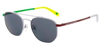 Benetton 7014 800 Mens Sunglasses White Size 54