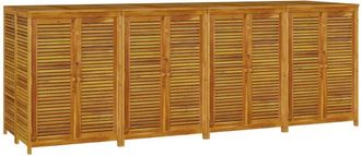 vidaXL Vidaxl - Caja De Almacenaje De Jard&iacute;n Madera Maciza Acacia 280x87x104 Cm