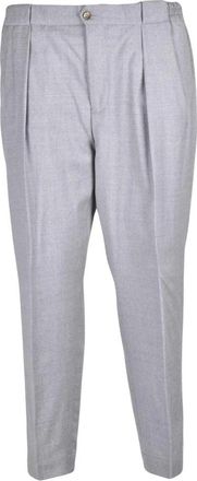 L.B.M. 1911 Pantalone - Heren - Nette broeken - Grijs - L - Wol - Broeken