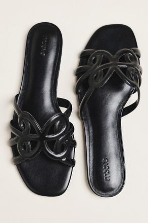 Maeve Logo Slide Sandals