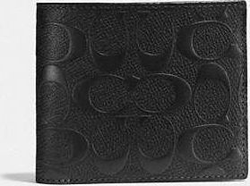 Coach 3-In-1 Wallet in Black | Leather