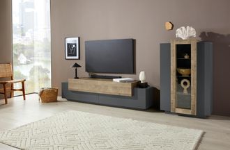 Inosign Wohnwand »Coro, Anbauwand, Medienwand« Set, 2 Stk. tlg